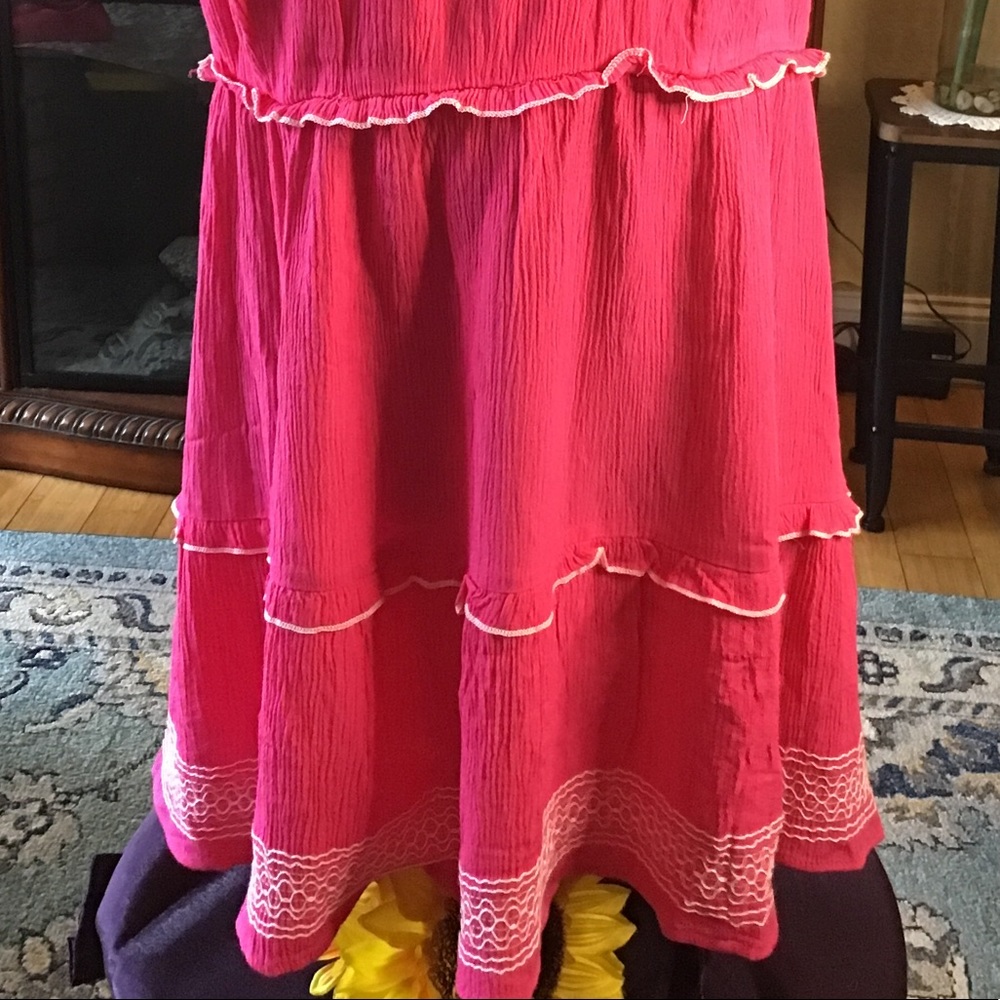 LOWEST 🌺 NWT TORRID 2X or 5X EMBROIDERED BABY DOLL TOP - Picture 3 of 13